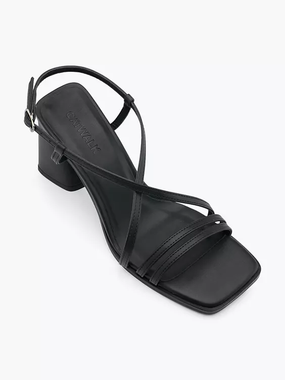 Catwalk Sandalette in schwarz