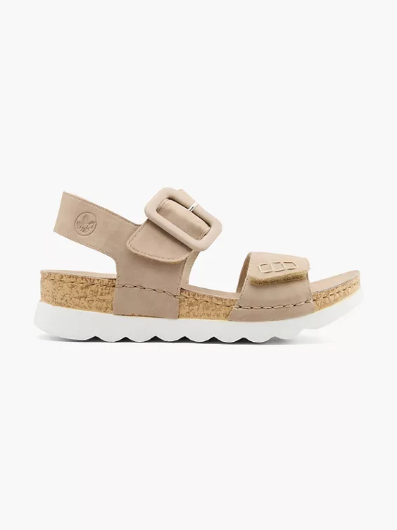 Rieker Keilsandalette in nude