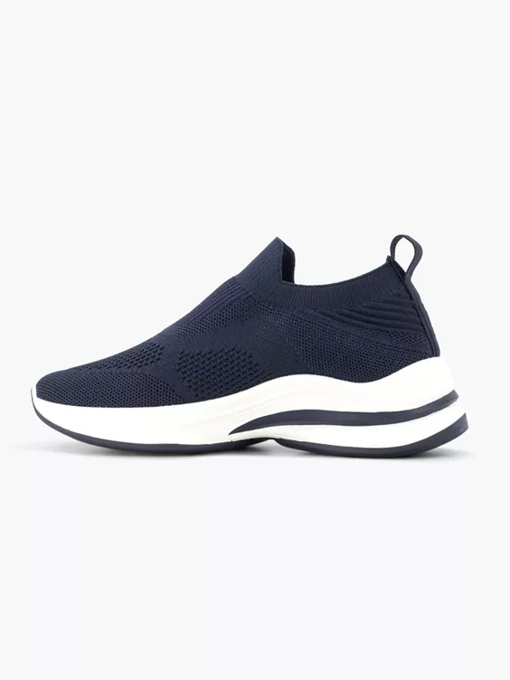Graceland Slip On Sneaker in blau