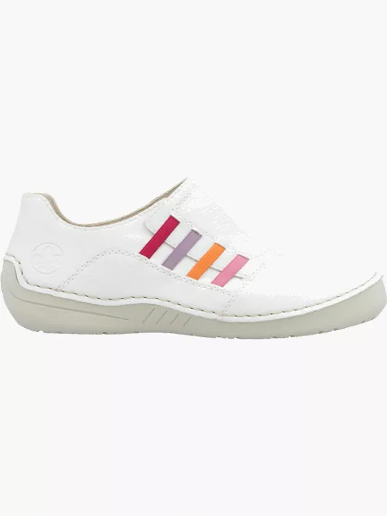 Rieker Damen Slipper in weiß