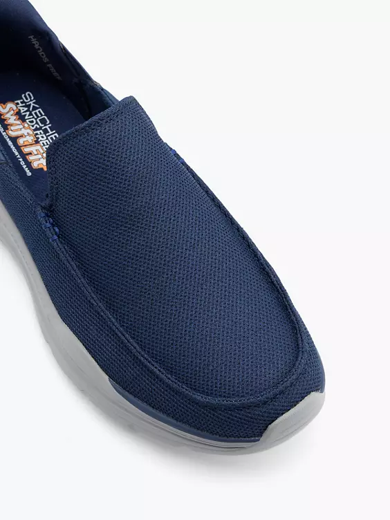 Skechers Slip On Sneaker Swift Fit - hands free in blau
