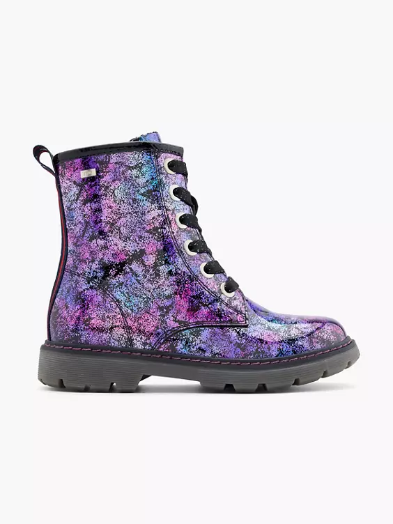 TOM TAILOR Schnürstiefel in lila