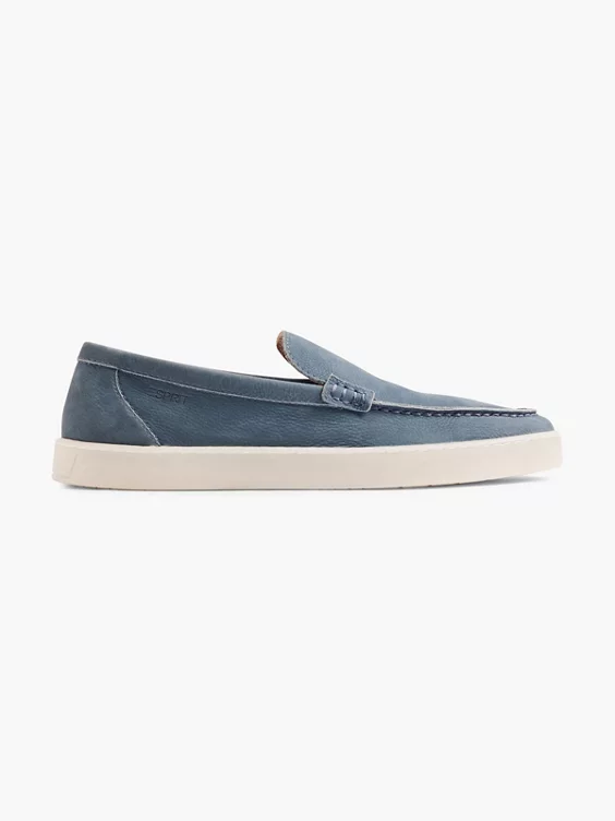ESPRIT Leder Loafer in blau