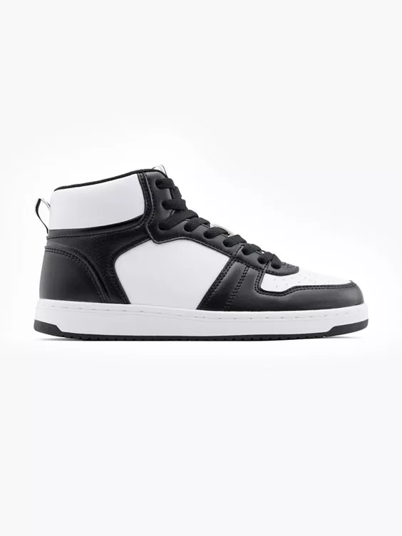 Graceland Hoher Sneaker in schwarz