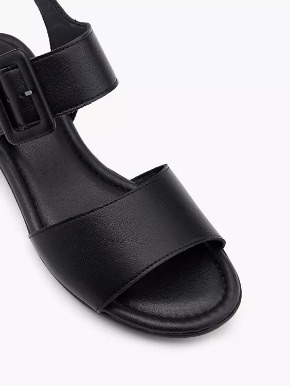 Easy Street Komfort Sandale in schwarz