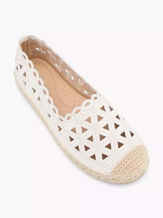 Graceland Espadrille in weiß