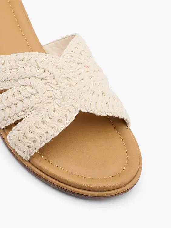 Graceland Pantolette in beige