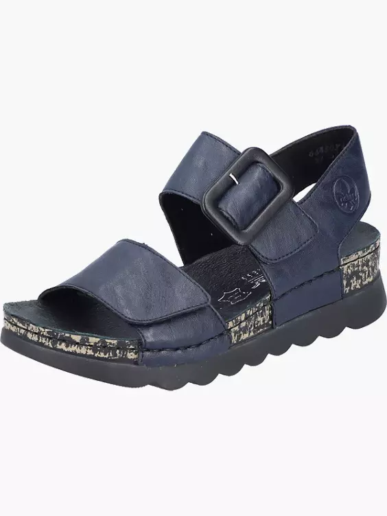Rieker Damen Riemchensandalen in blau