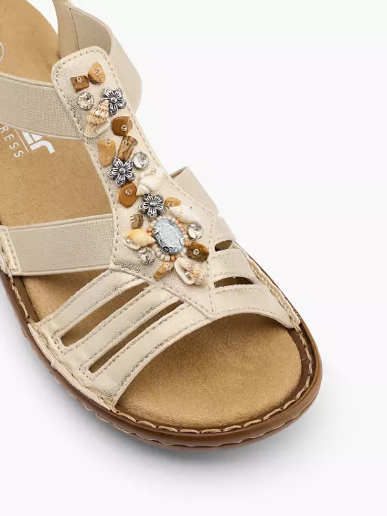 Rieker Sandale in beige