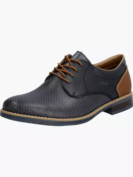 Rieker Herren Schnürschuhe in blau