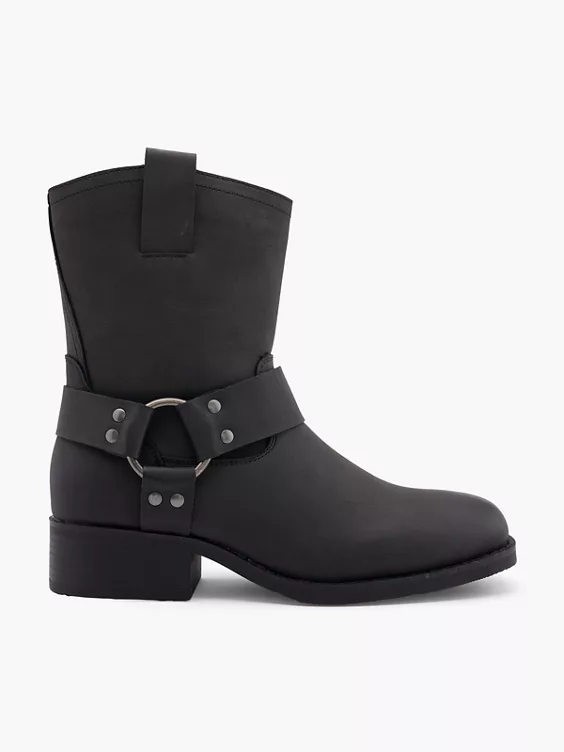 Catwalk Bikerboots in schwarz