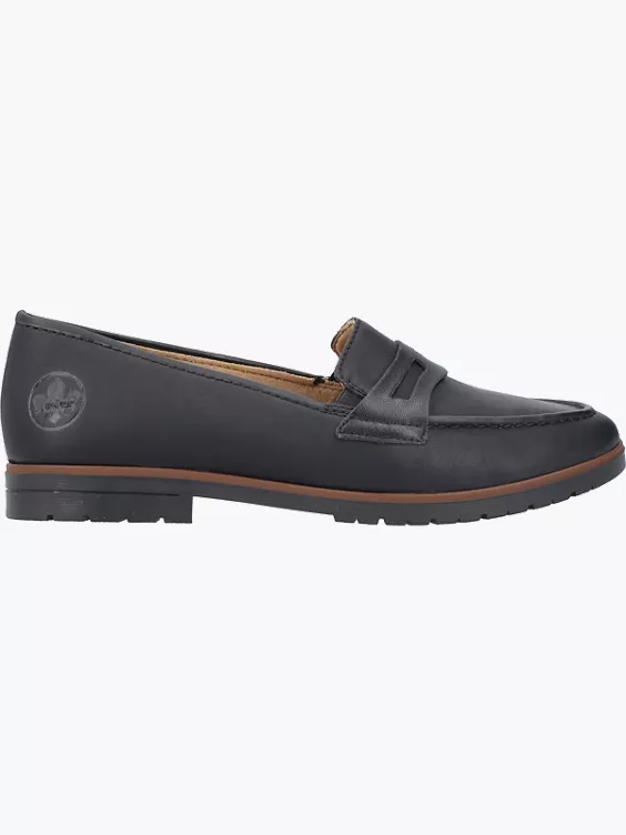 Rieker Damen Loafer in schwarz