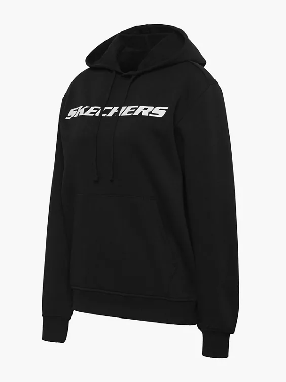 Skechers Hoodie in schwarz