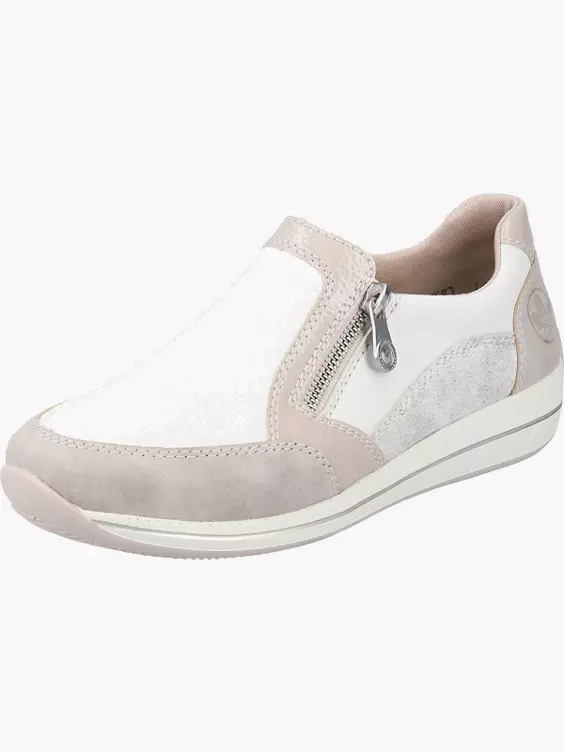 Rieker Damen Slipper in weiß