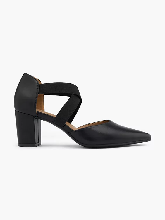 Graceland Spangenpumps in schwarz