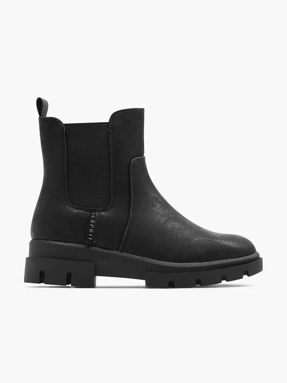ESPRIT Chelsea Boots in schwarz