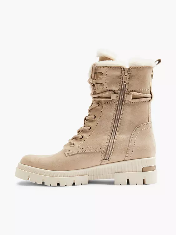 ESPRIT Schnürboots in beige