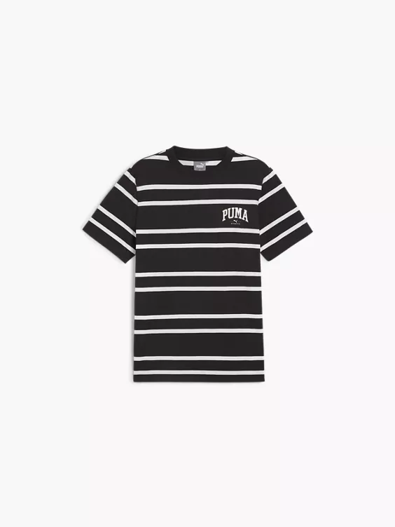 PUMA PUMA SQUAD Stripe AOP Tee in schwarz