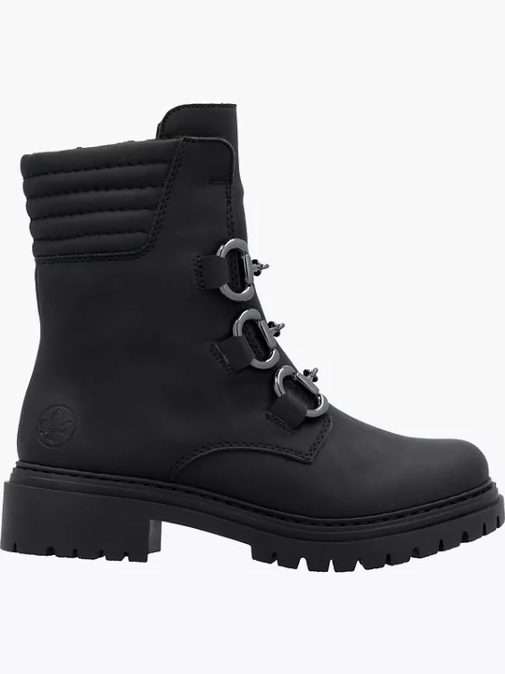 Rieker Damen Stiefeletten in schwarz