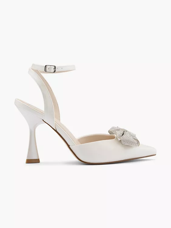 Catwalk Slingpumps in weiß