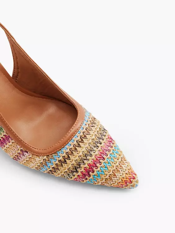 Catwalk Slingpumps in braun