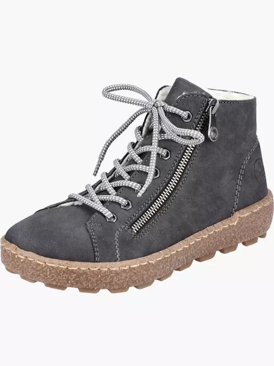 Rieker Damen Schnürschuhe in grau