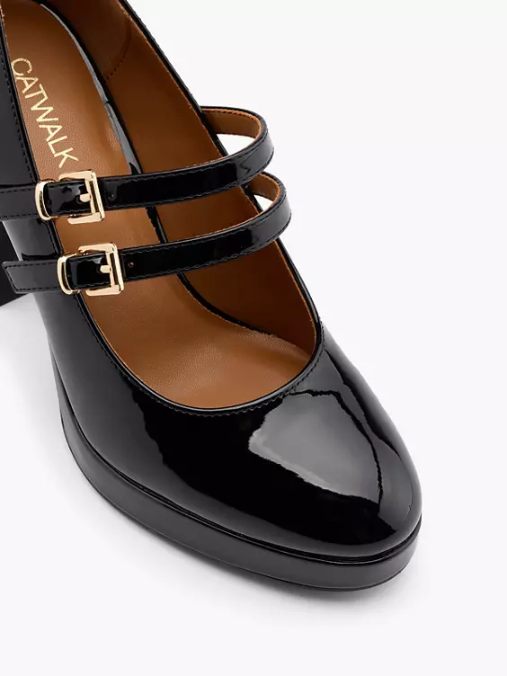 Catwalk Mary Jane Pumps in schwarz