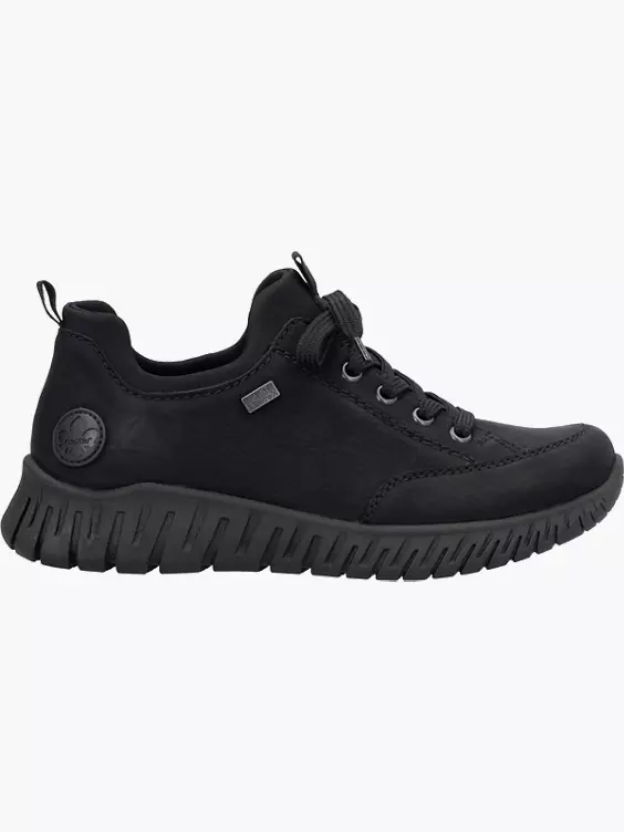 Rieker Damen Slipper in schwarz