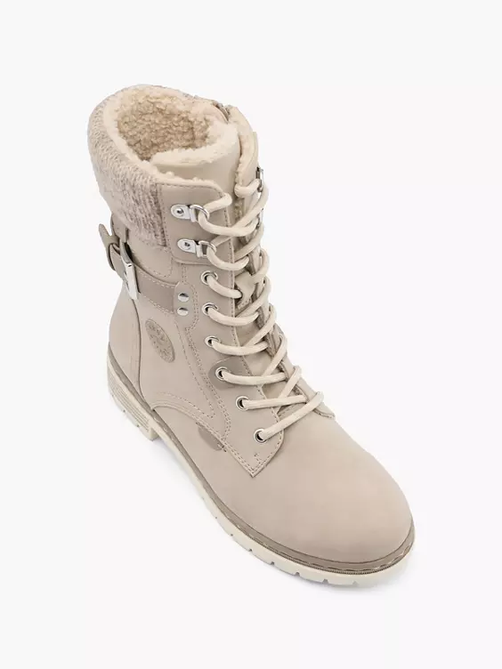 Easy Street Komfort Schnürboots in beige