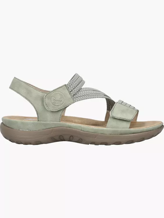 Rieker Damen Riemchensandalen in grün