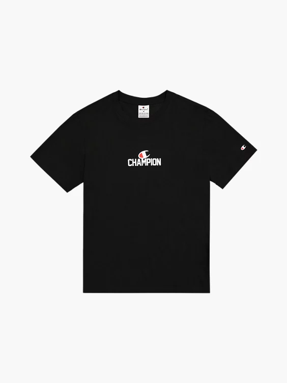 Champion T-Shirt in schwarz