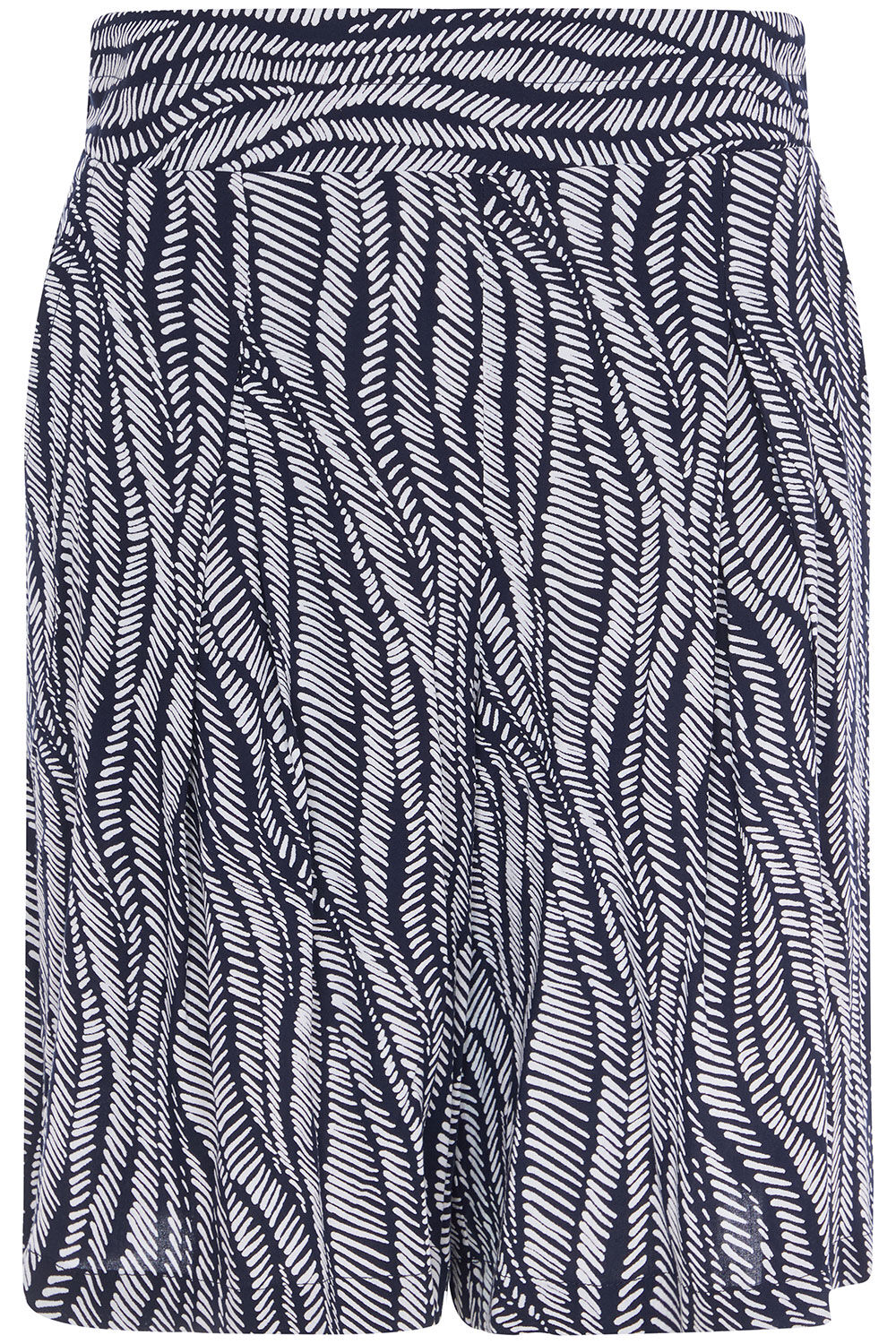 Mark Making Stripe Print Elasticated Shorts
