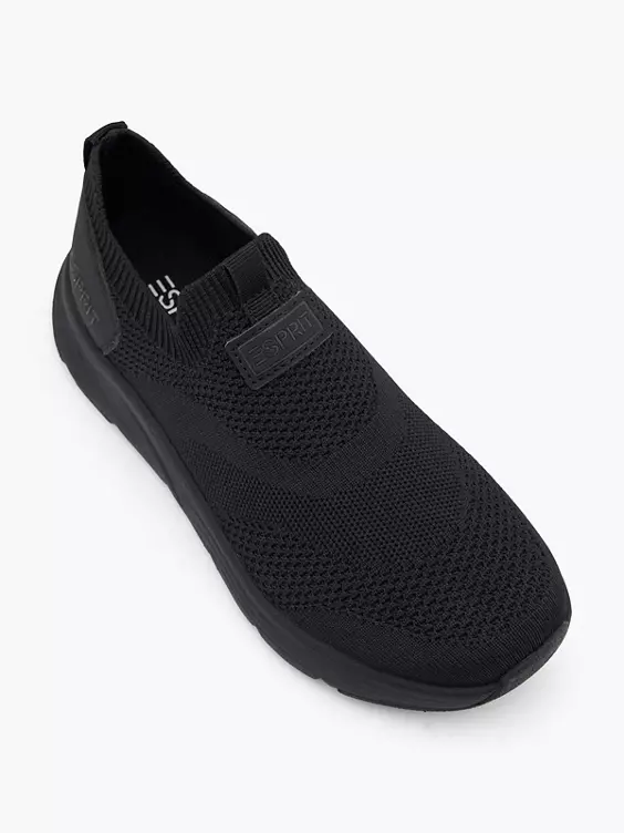 ESPRIT Slip On Sneaker in schwarz