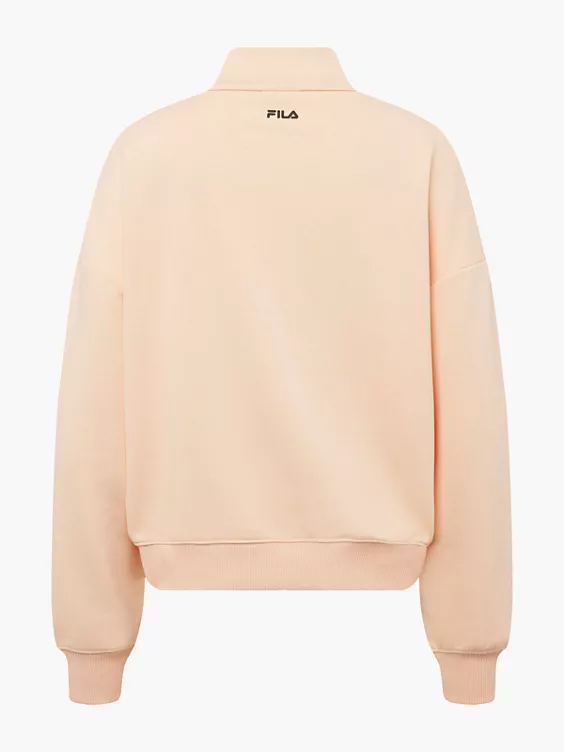FILA Half-Zip Sweatshirt in pfirsich
