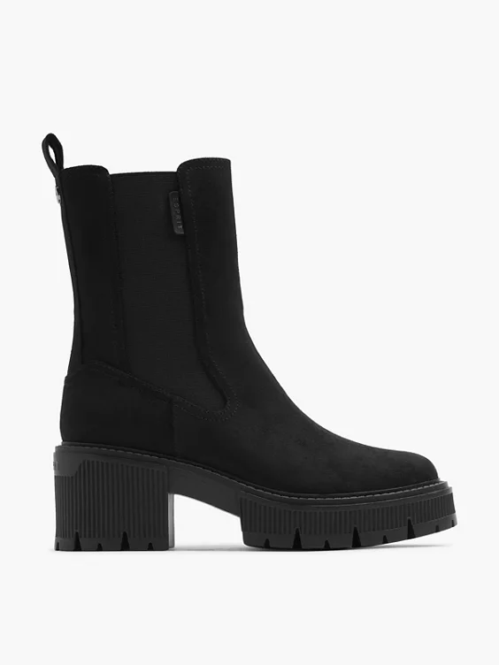 ESPRIT Chelsea Stiefelette in schwarz