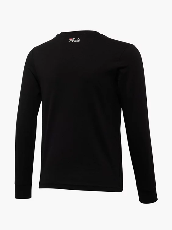 FILA Longsleeve in schwarz