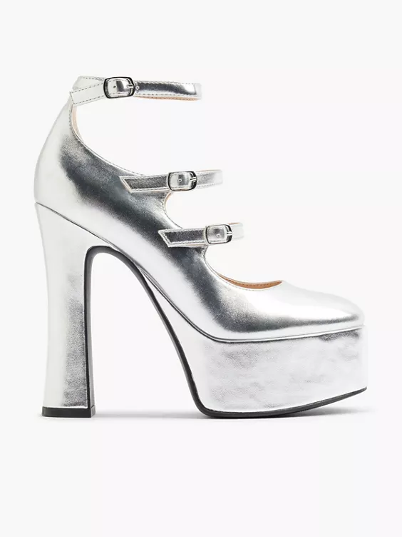 Catwalk Mary Jane Pumps in silber