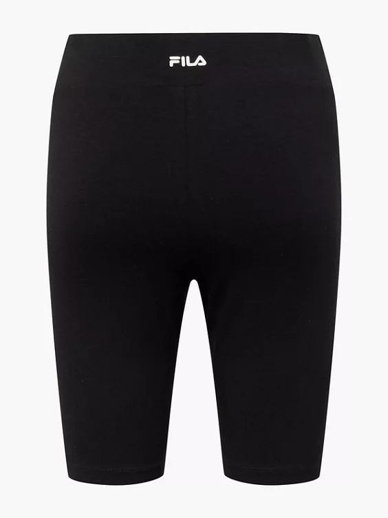 FILA Kurze Tights in schwarz