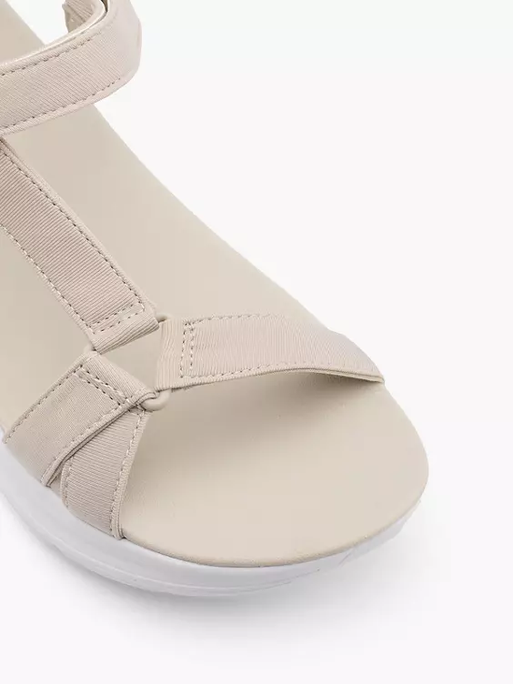 Skechers Keilsandalette in taupe