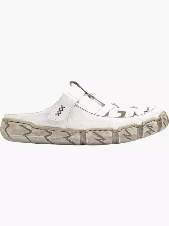 Rieker Damen Clogs in weiß