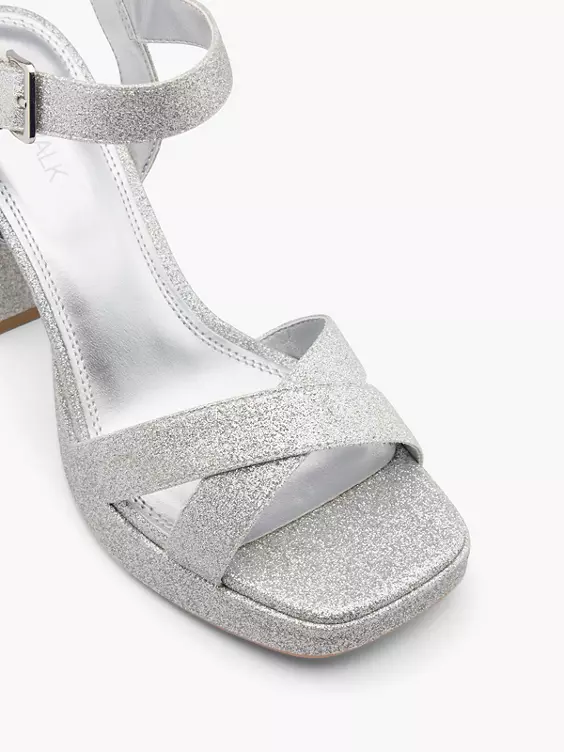 Catwalk Sandalette in silber