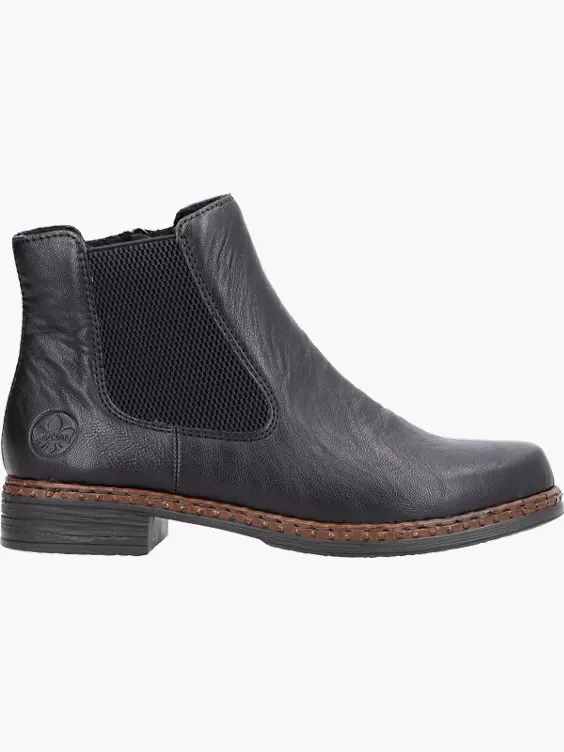 Rieker Damen Chelsea Boots in schwarz