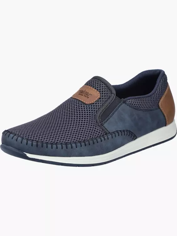 Rieker Herren Slipper in blau