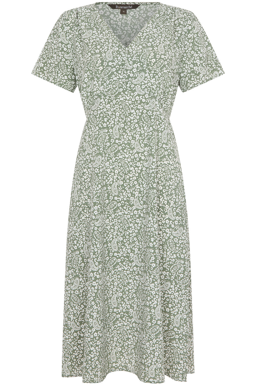 Paisley Print Tea Dress