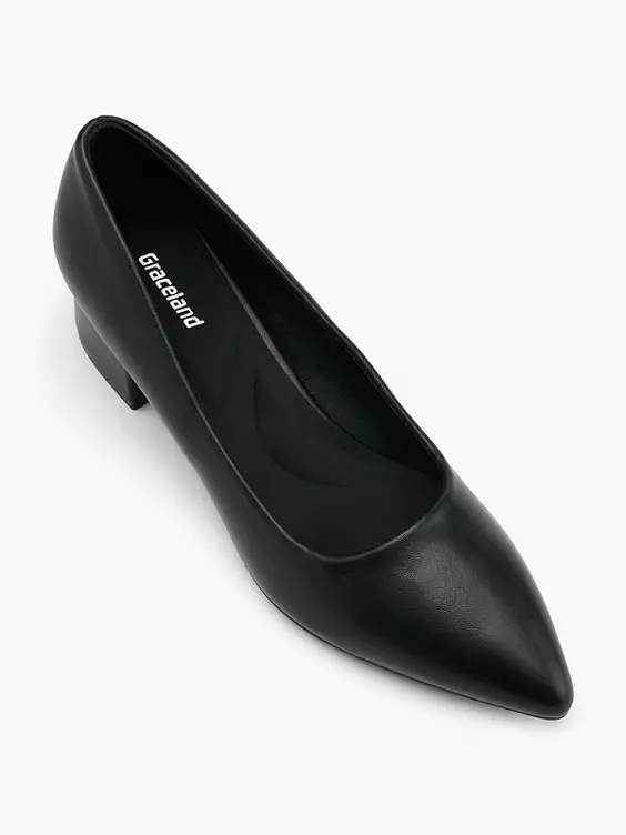 Graceland Pumps in schwarz