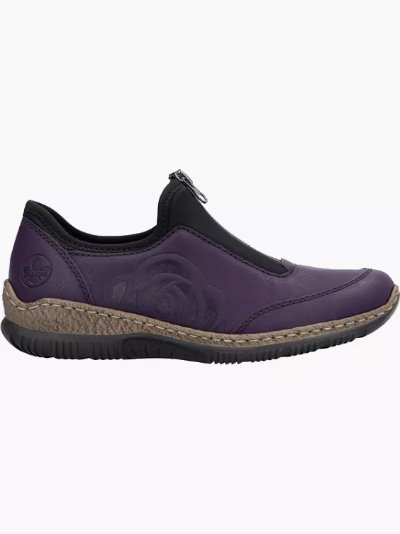 Rieker Damen Slipper in lila