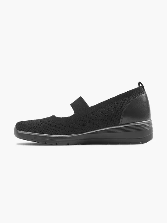 Easy Street Komfort Slipper in schwarz