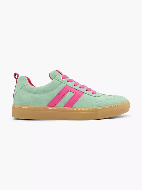 ESPRIT Leder Sneaker in grün