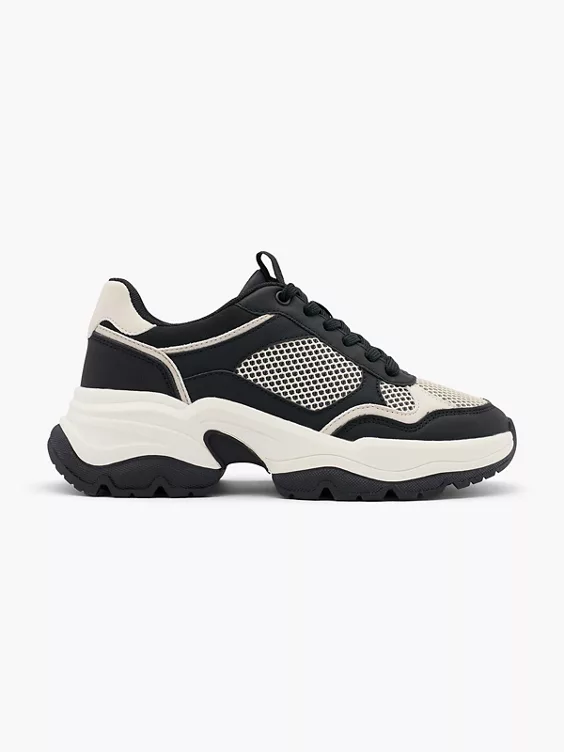 Graceland Chunky Sneaker in schwarz