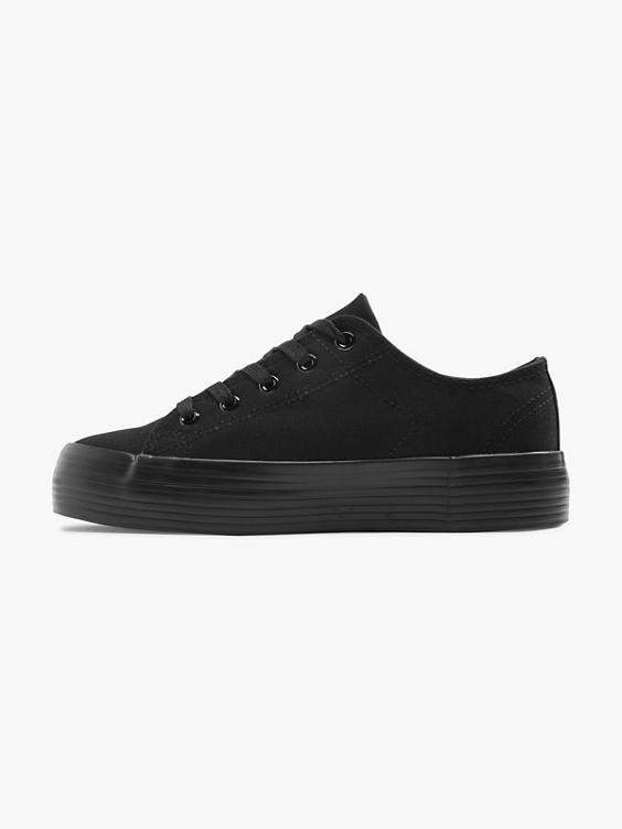 Vty Platform Sneaker in schwarz